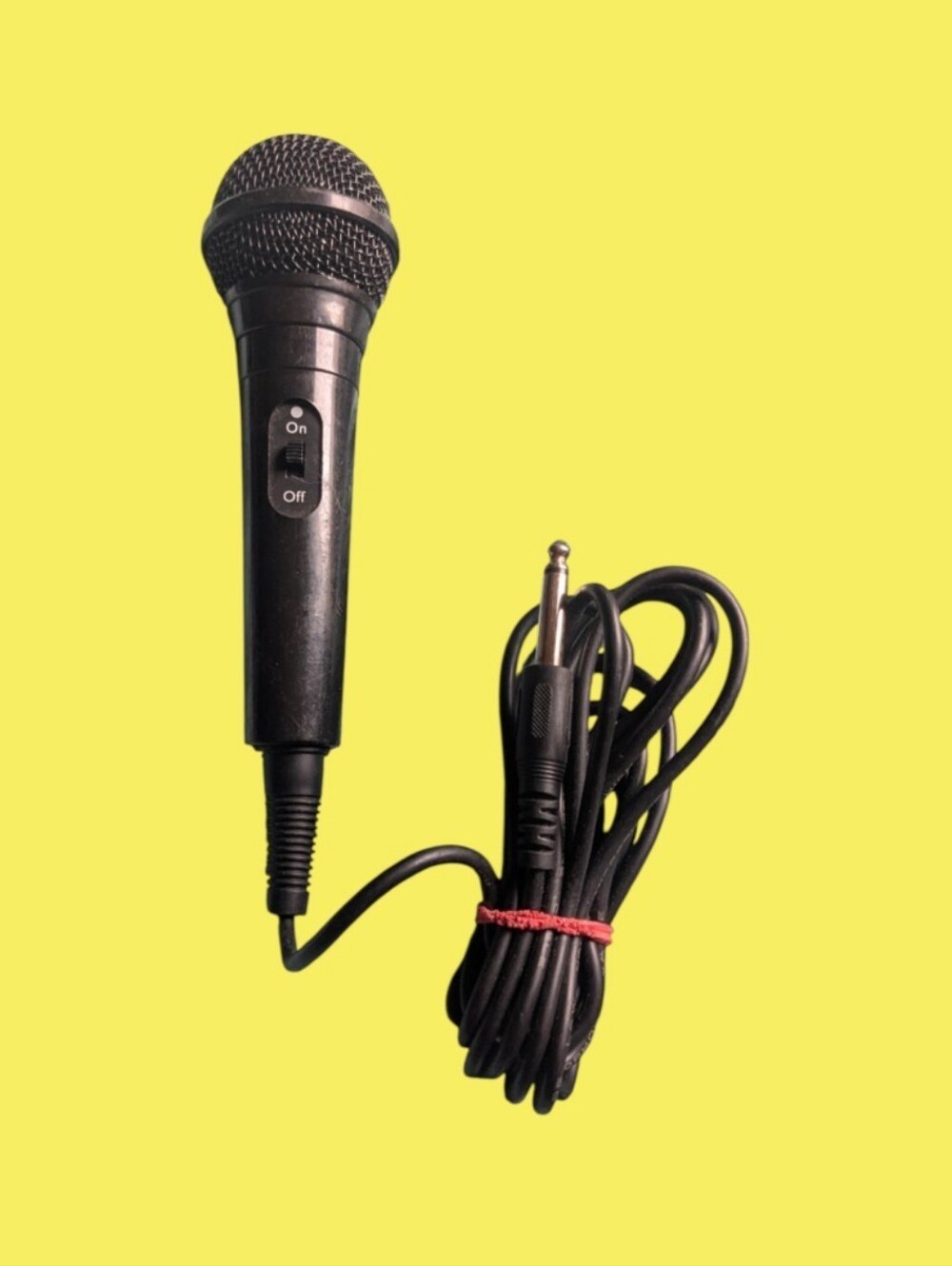 Microphone Black W/ High Grade Low Noise Cord
